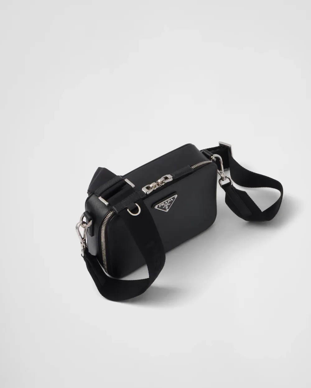 Hombre Prada BOLSOS MENSAJEROS^Bolso Brique De Piel Saffiano