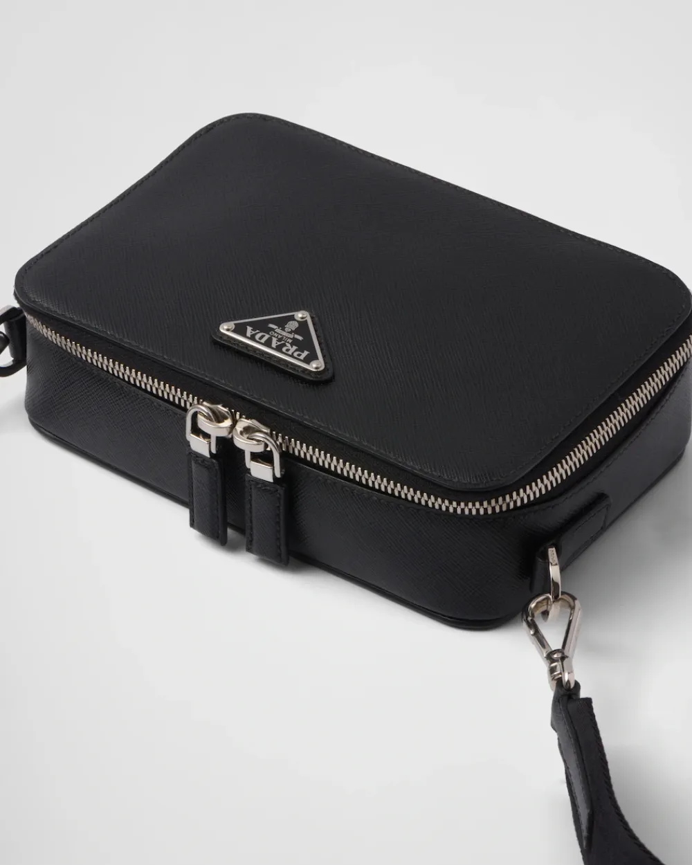 Hombre Prada BOLSOS MENSAJEROS^Bolso Brique De Piel Saffiano