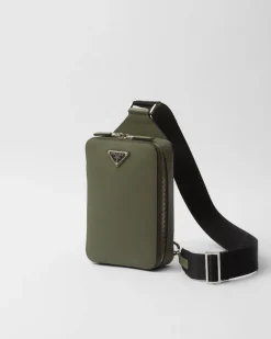 Hombre Prada MOCHILAS Y RIÑONERAS^Bolso Brique De Piel Saffiano