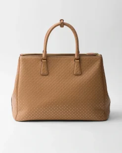 Mujer Prada PRADA GALLERIA|BOLSOS CON ASA SUPERIOR^Bolso Galleria Extragrande De Piel Con Tachuelas