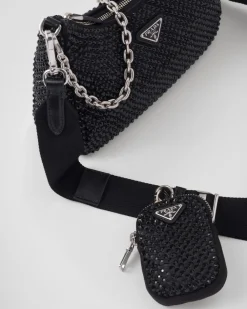 Prada PRADA RE-EDITION^Bolso Re-edition 2005 Con Cristales