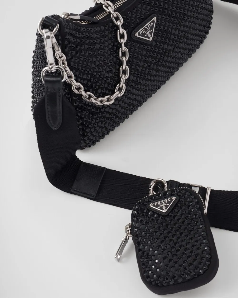 Prada PRADA RE-EDITION^Bolso Re-edition 2005 Con Cristales