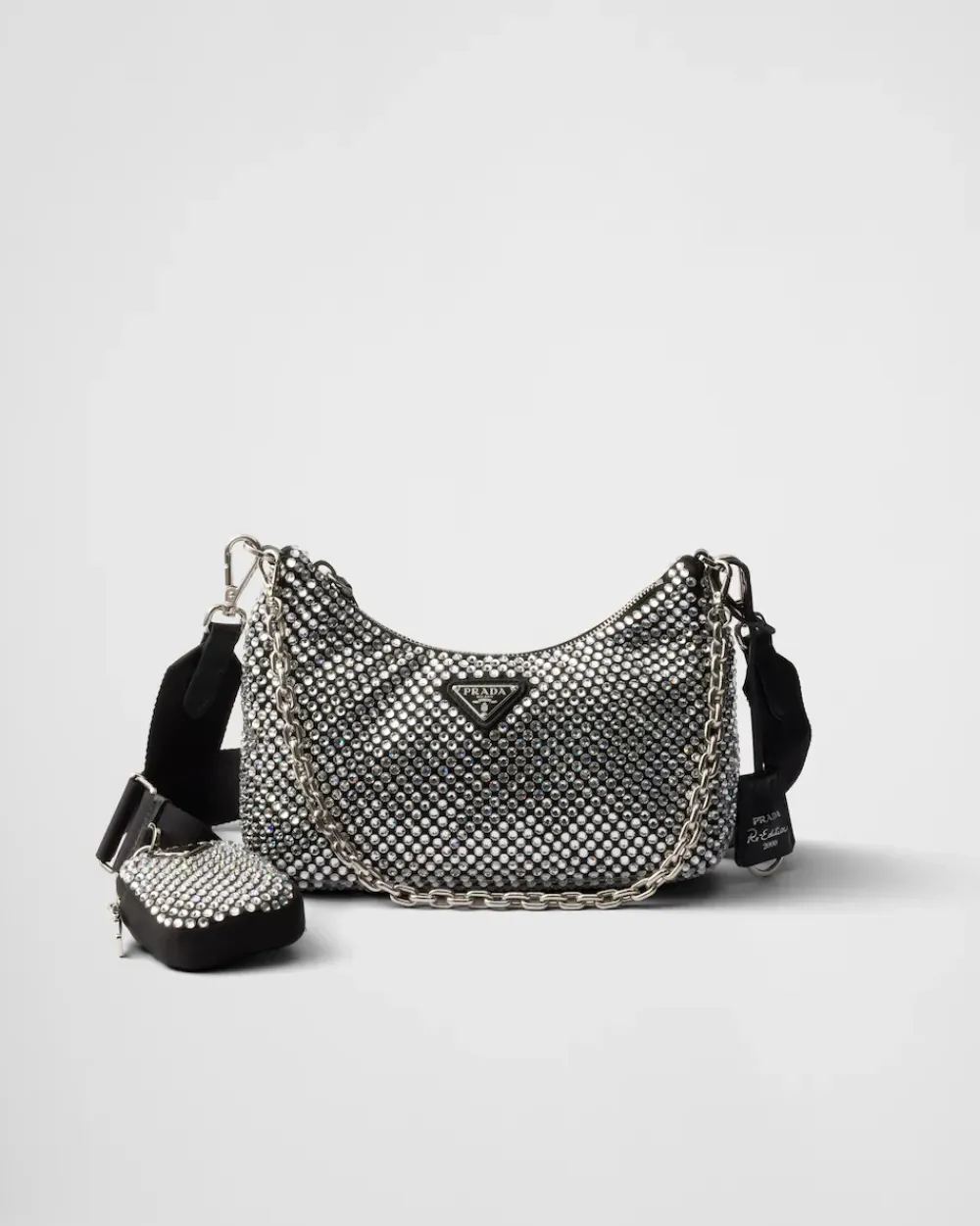 Mujer Prada PRADA RE-EDITION|BOLSOS DE HOMBRO^Bolso Re-edition 2005 Con Cristales