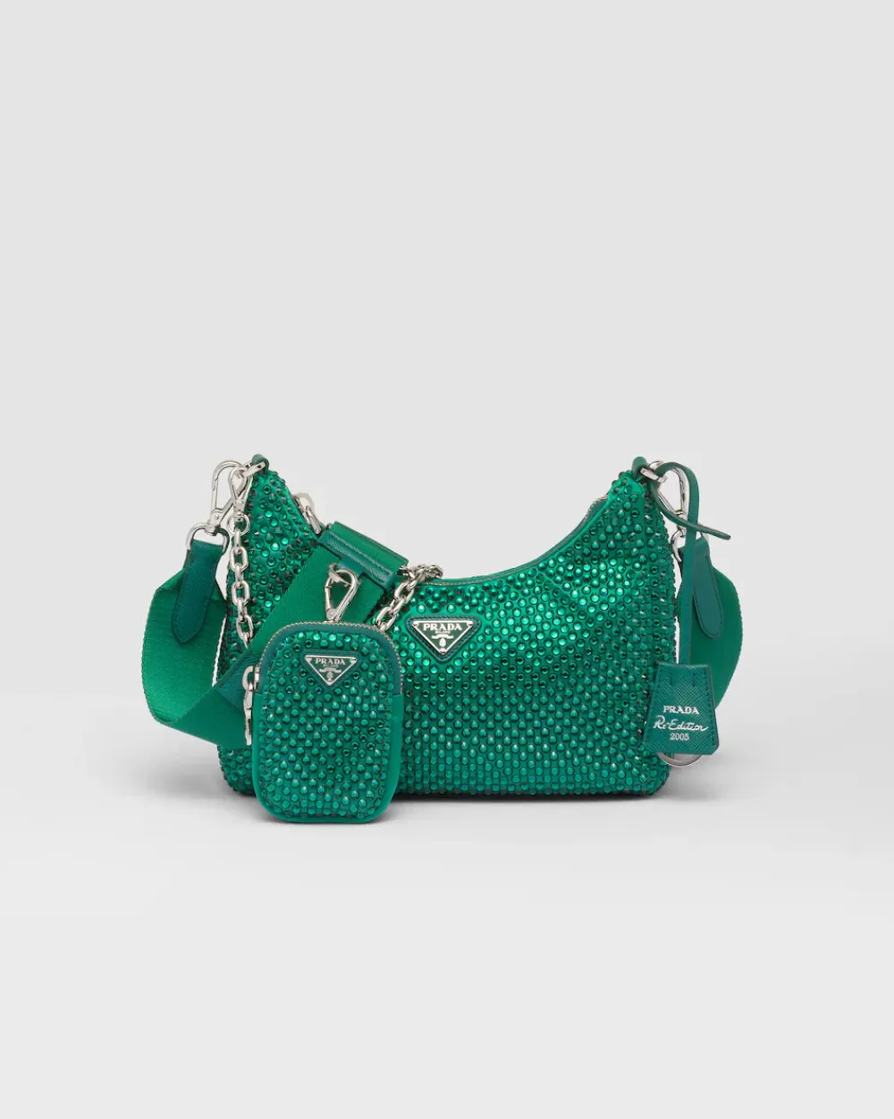Prada PRADA RE-EDITION^Bolso Re-edition 2005 Con Cristales