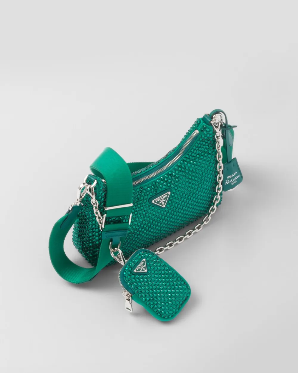 Prada PRADA RE-EDITION^Bolso Re-edition 2005 Con Cristales