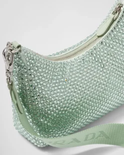 Prada PRADA RE-EDITION^Bolso Re-edition 2005 Con Cristales