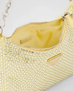 Mujer Prada PRADA RE-EDITION|BOLSOS DE HOMBRO^Bolso Re-edition 2005 Con Cristales