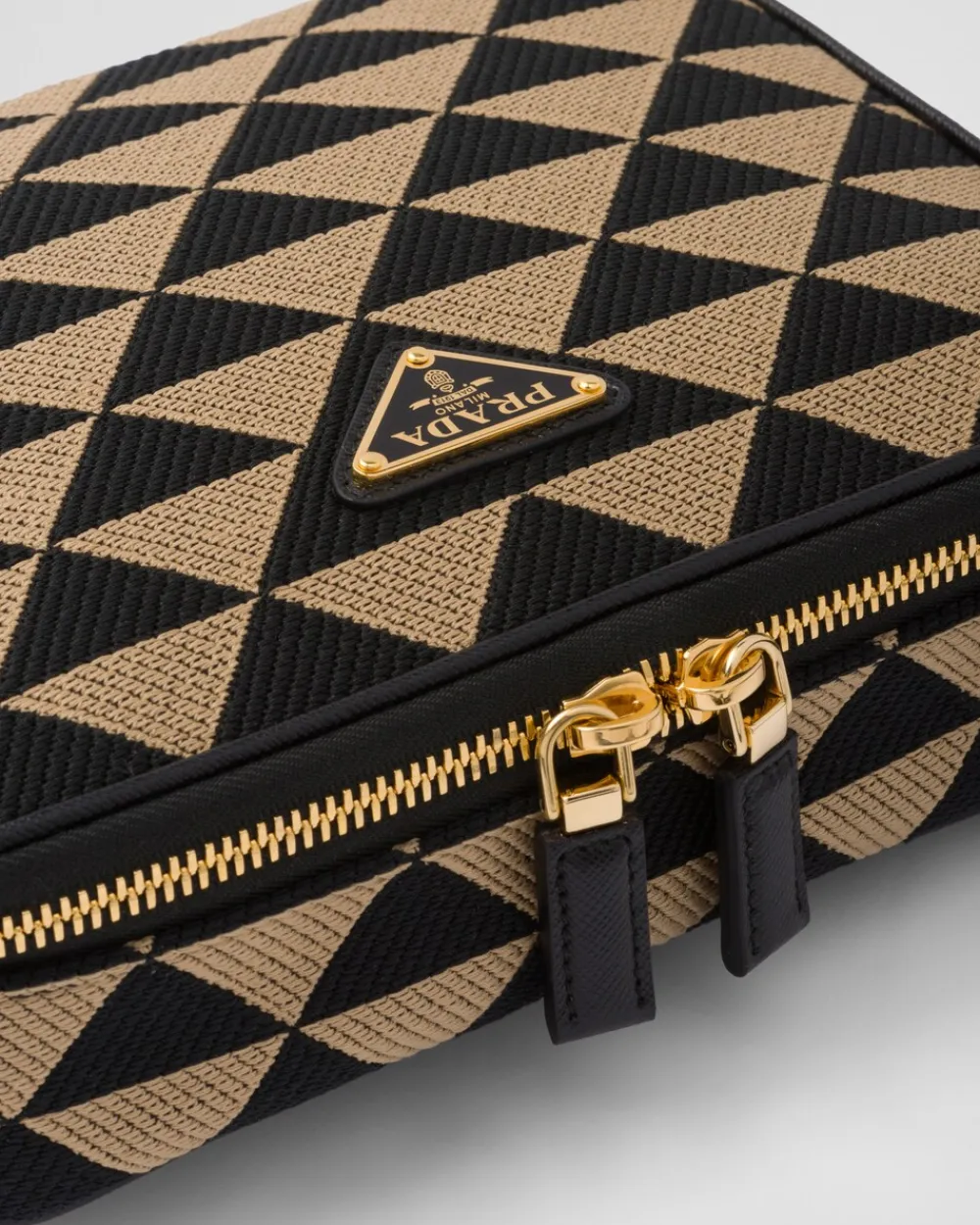 Hombre Prada BOLSOS MENSAJEROS^Bolso Symbole De Tela Bordada