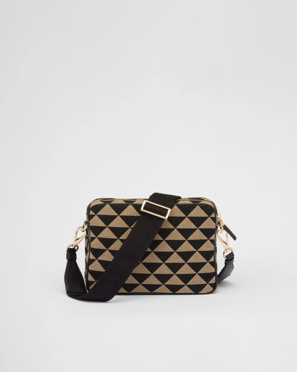 Hombre Prada BOLSOS MENSAJEROS^Bolso Symbole De Tela Bordada