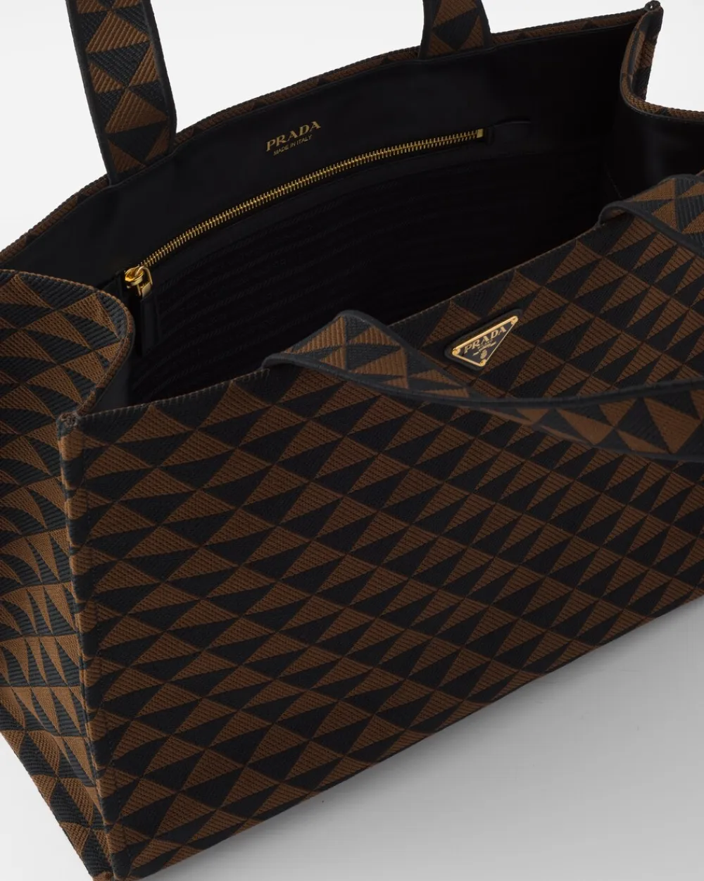 Hombre Prada BOLSOS GRANDES^Bolso Symbole De Tela Bordada
