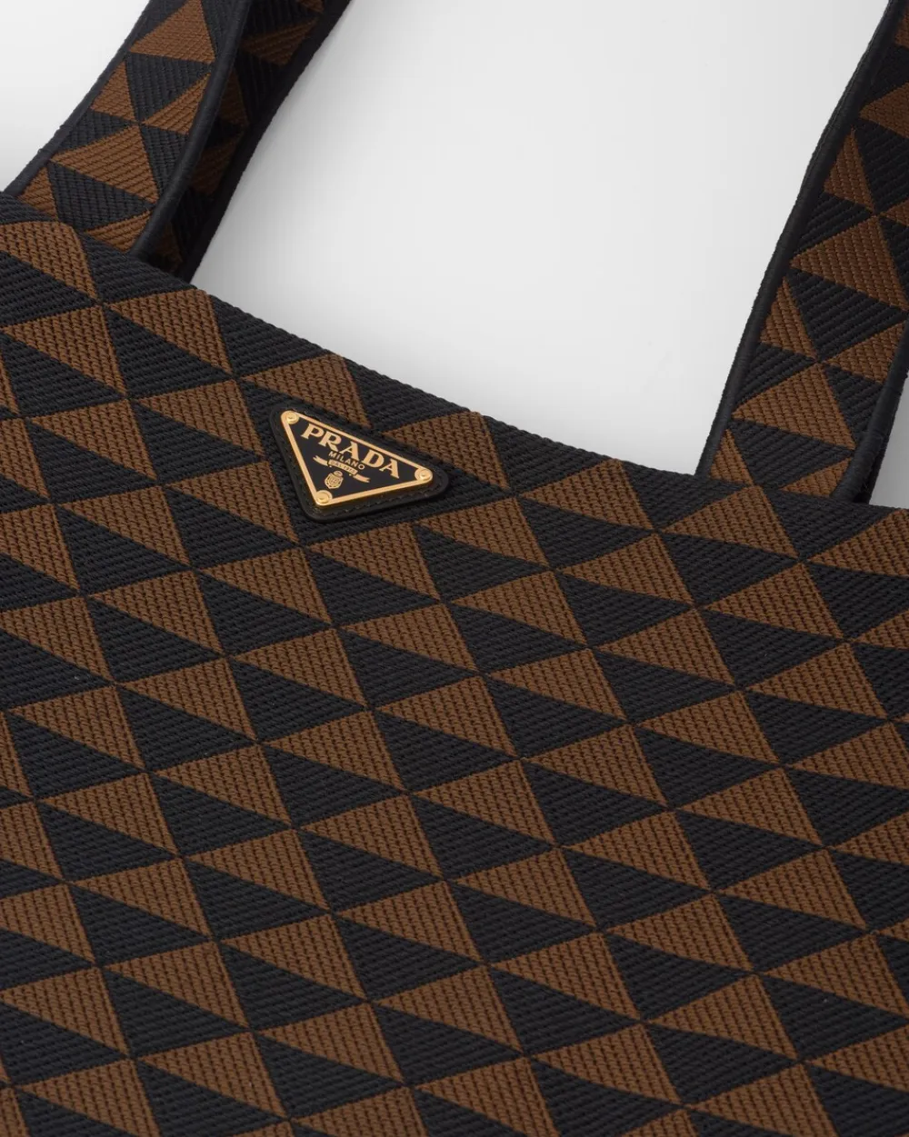 Hombre Prada BOLSOS GRANDES^Bolso Symbole De Tela Bordada