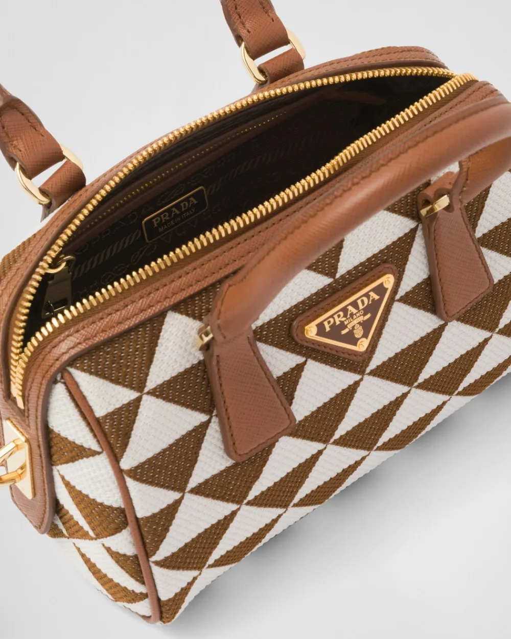 Mujer Prada MINIBOLSOS|MINIBOLSOS^Bolso Symbole De Tela Bordada Con Asa Superior