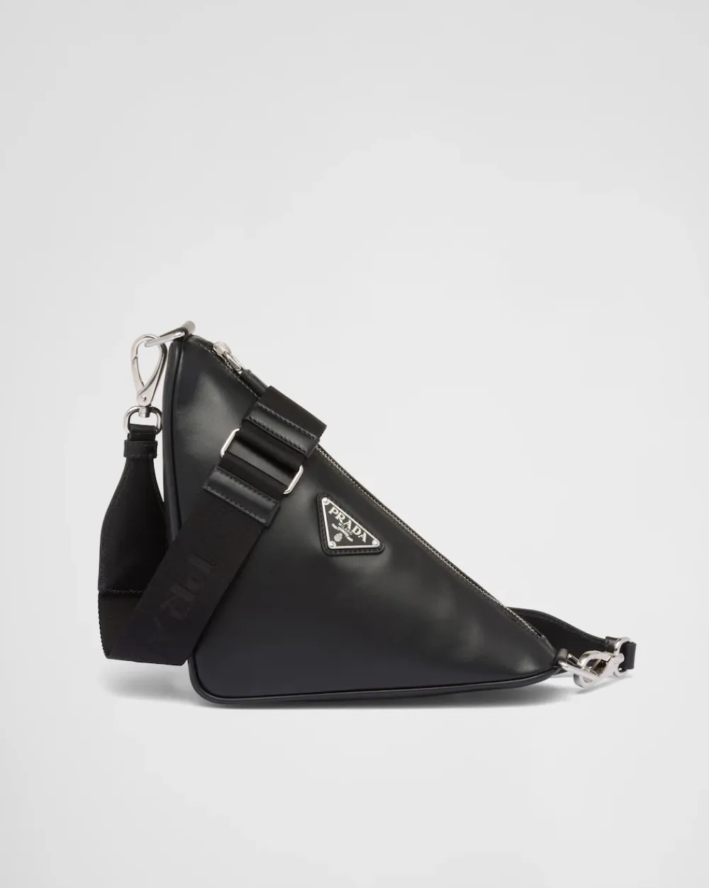 Hombre Prada BOLSOS MENSAJEROS^Bolso Triangle De Piel