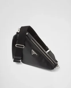 Hombre Prada BOLSOS MENSAJEROS^Bolso Triangle De Piel