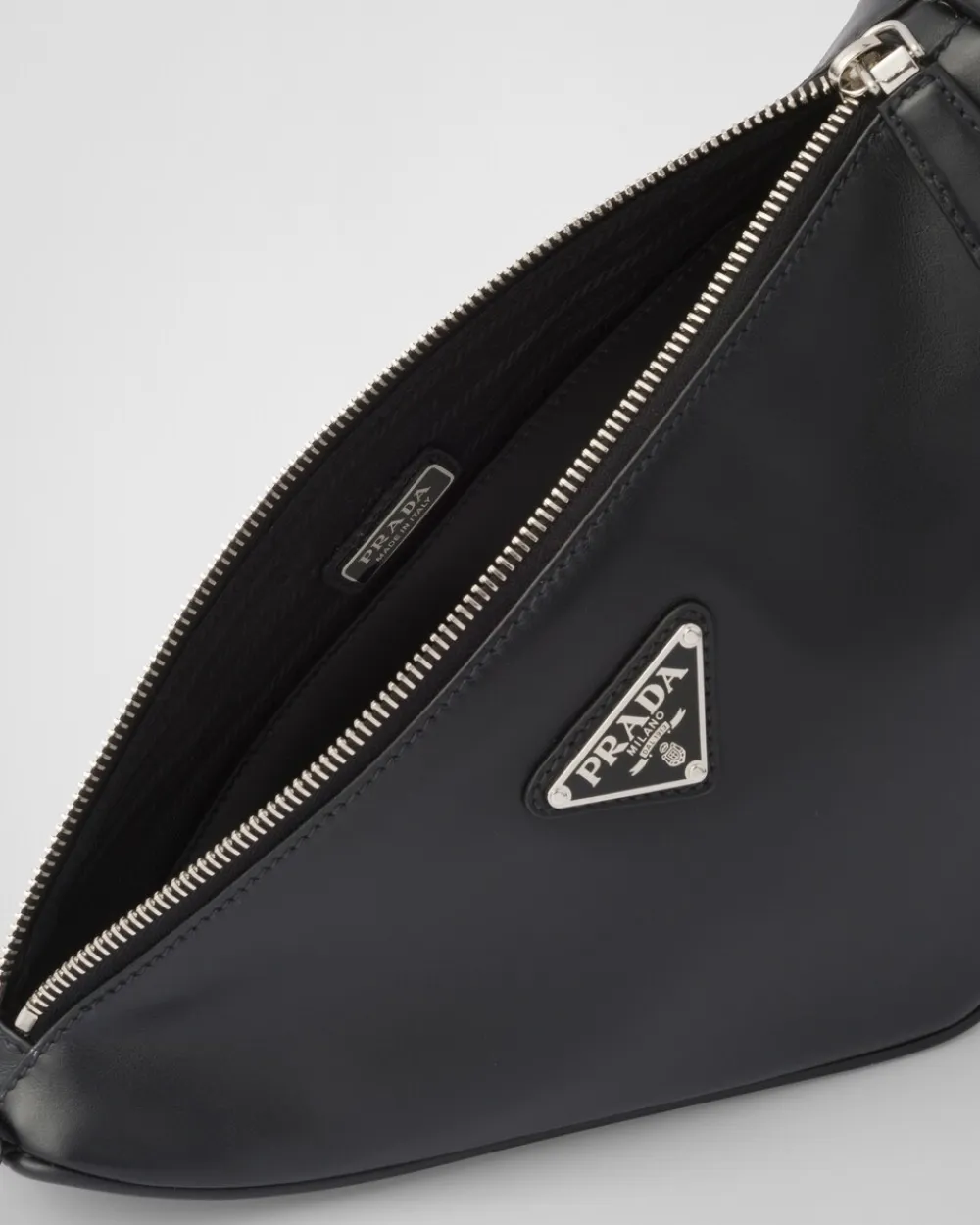 Hombre Prada BOLSOS MENSAJEROS^Bolso Triangle De Piel