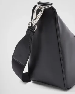 Hombre Prada BOLSOS MENSAJEROS^Bolso Triangle De Piel