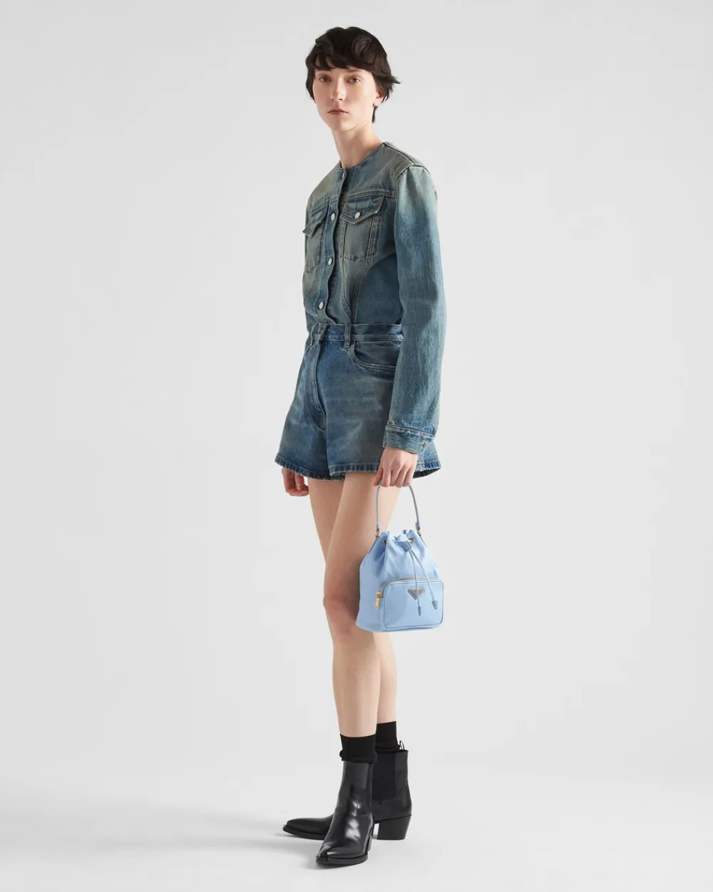 Mujer Prada COLECCIÓN FEMENINA|MINIBOLSOS^Bolso Saco De Re-nylon Duet