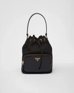 Mujer Prada MINIBOLSOS|MINIBOLSOS^Bolso Saco Duet De Re-nylon Y Piel Cepillada