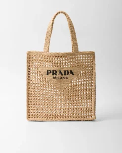 Mujer Prada PRADA SUMMER BAGS|BOLSOS GRANDES^Bolso Tote De Croché