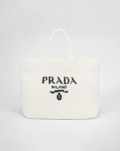 Mujer Prada PRADA SUMMER BAGS|BOLSOS GRANDES^Bolso Tote De Croché