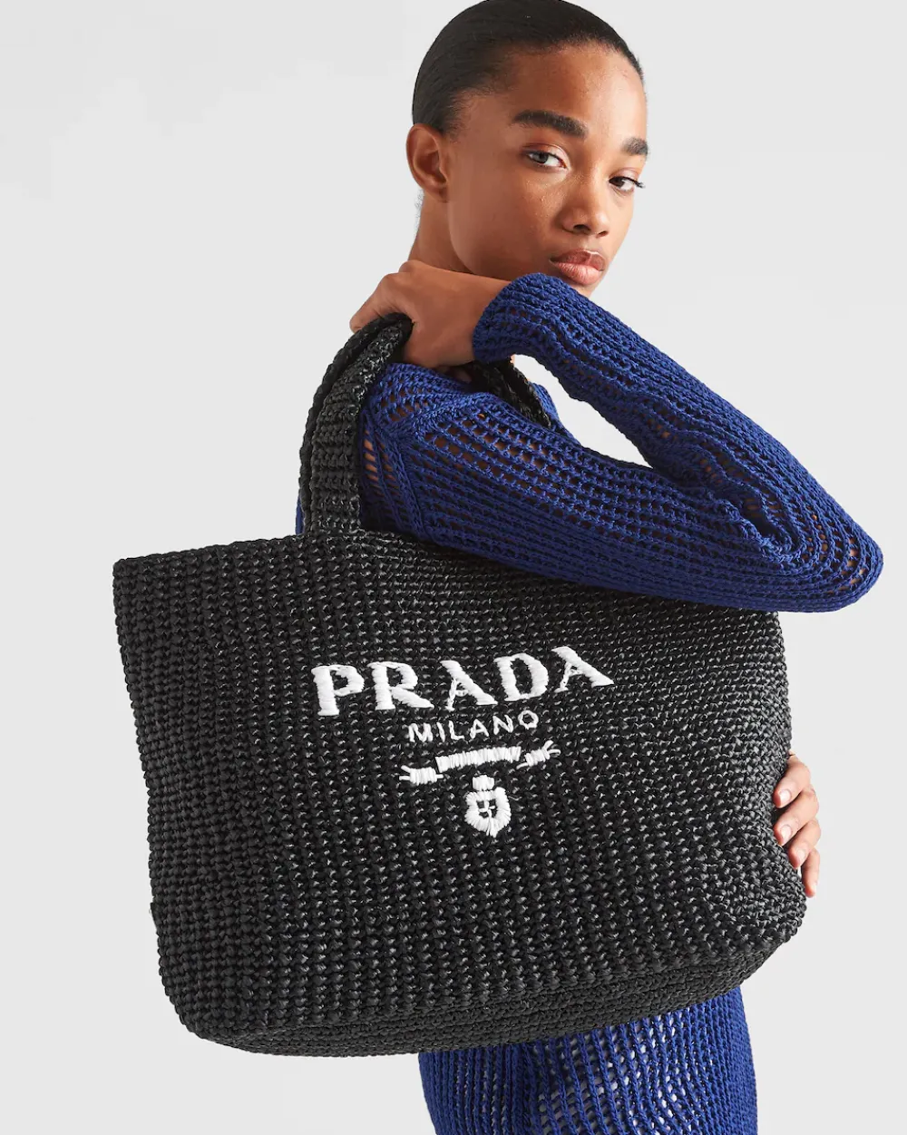 Mujer Prada BOLSOS GRANDES|BOLSOS GRANDES^Bolso Tote De Croché