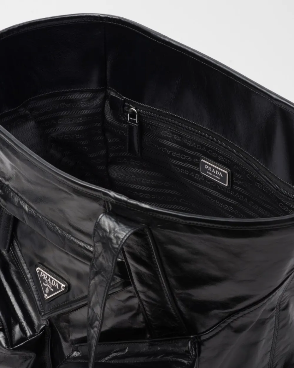 Hombre Prada BOLSOS GRANDES^Bolso Tote De Piel