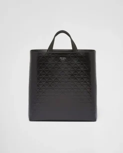 Hombre Prada BOLSOS GRANDES^Bolso Tote De Piel