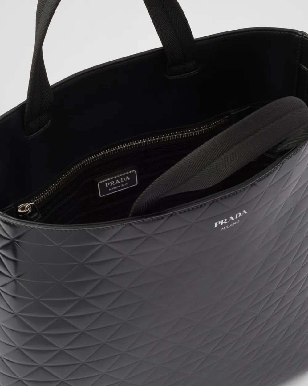 Hombre Prada BOLSOS GRANDES^Bolso Tote De Piel