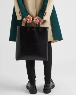Hombre Prada BOLSOS GRANDES^Bolso Tote De Piel