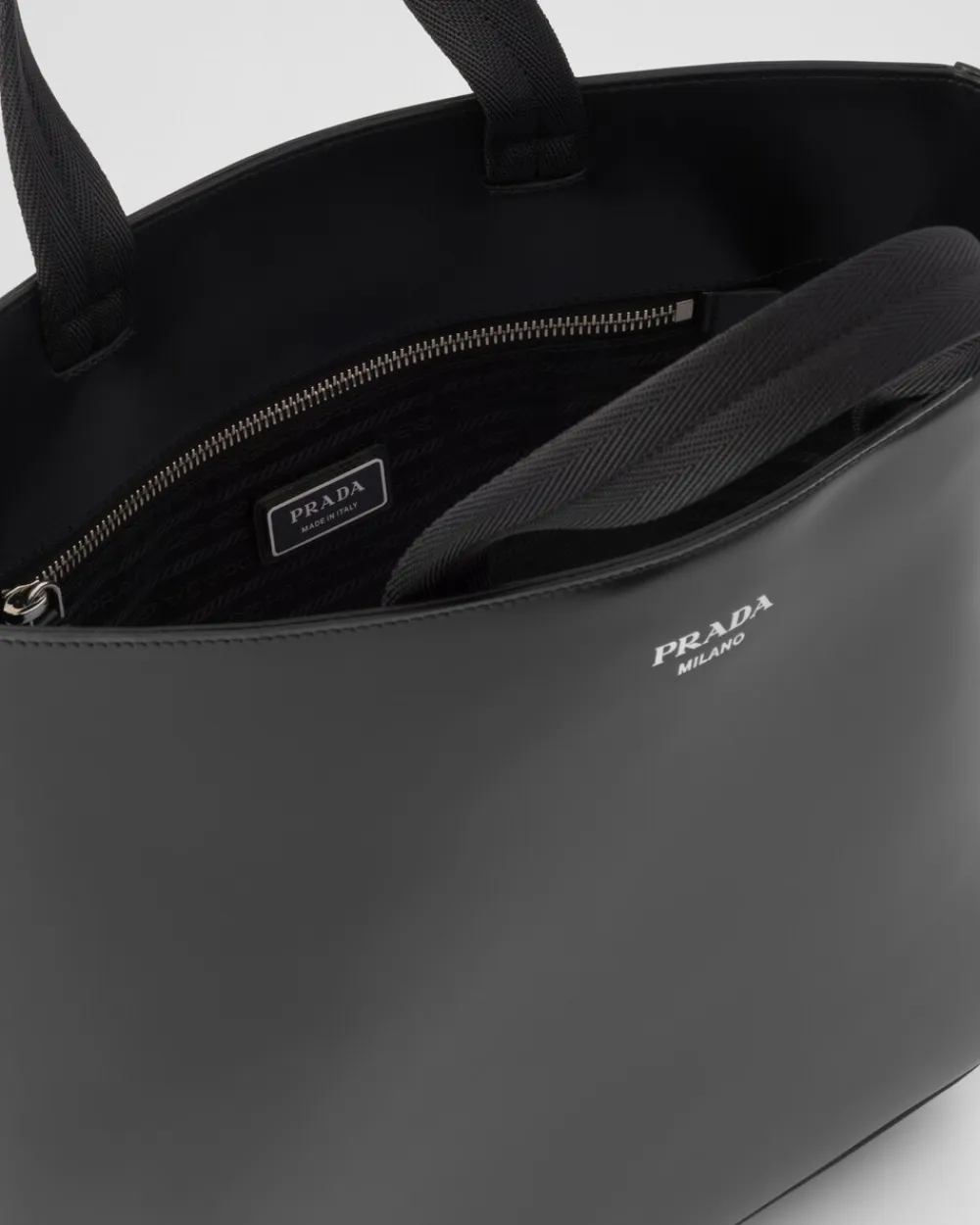 Hombre Prada BOLSOS GRANDES^Bolso Tote De Piel
