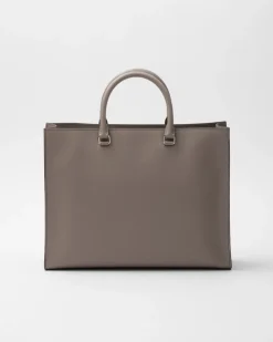 Hombre Prada BOLSOS GRANDES^Bolso Tote De Piel Saffiano