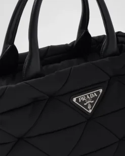 Mujer Prada COLECCIÓN FEMENINA|BOLSOS GRANDES^Bolso Tote De Re-nylon Acolchado Pequeño