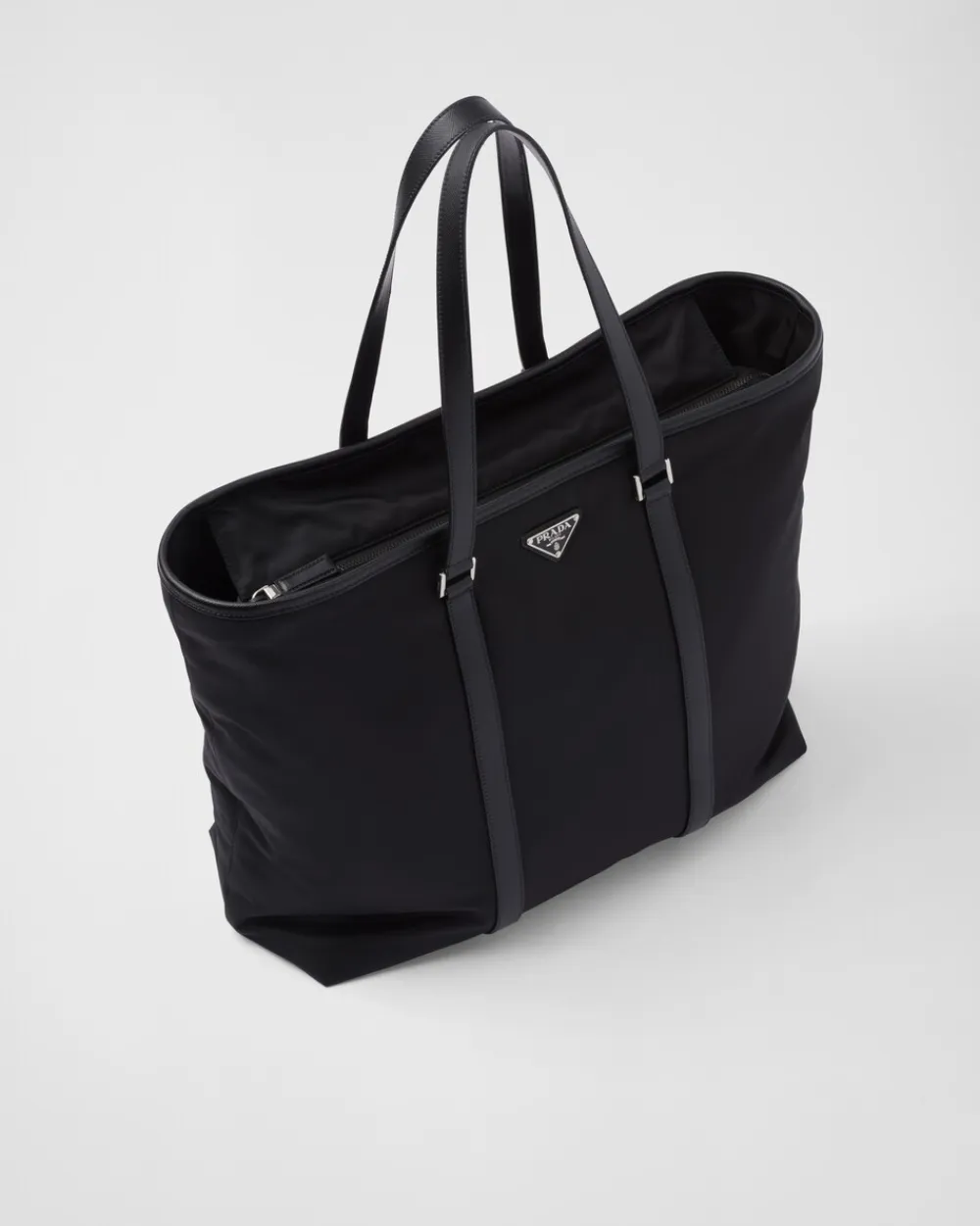 Hombre Prada COLECCIÓN MASCULINA|BOLSOS GRANDES^Bolso Tote De Re-nylon Y Piel Saffiano