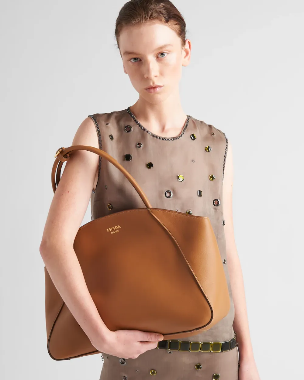 Mujer Prada BOLSOS GRANDES|BOLSOS GRANDES^Bolso Tote Grande De Piel