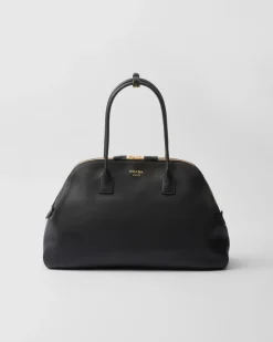 Mujer Prada BOLSOS GRANDES|BOLSOS GRANDES^Bolso Tote Grande De Piel Con Cierre De Cremallera