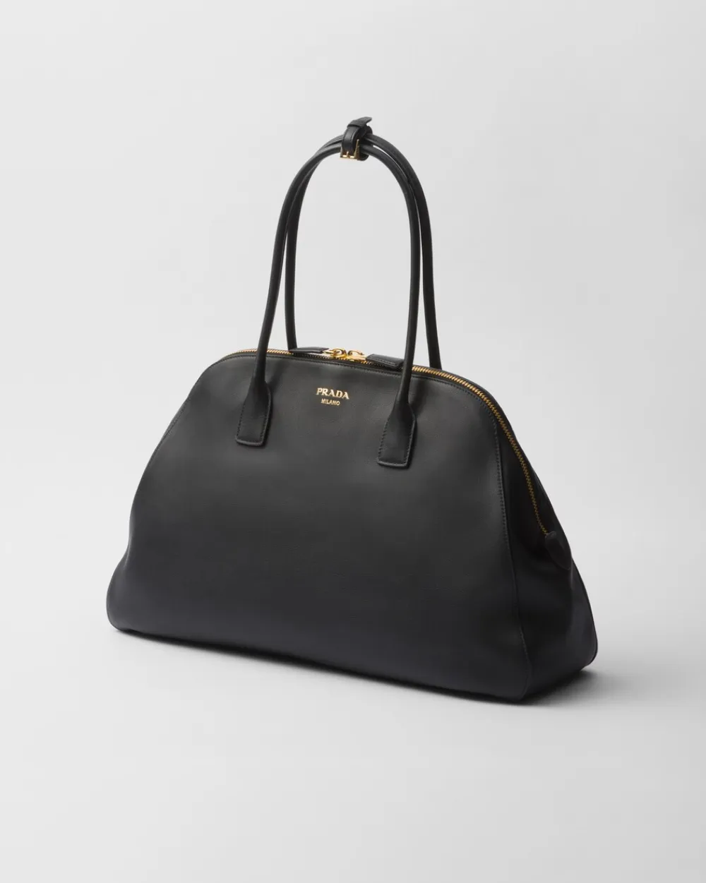 Mujer Prada BOLSOS GRANDES|BOLSOS GRANDES^Bolso Tote Grande De Piel Con Cierre De Cremallera