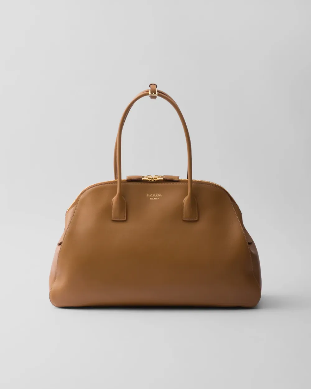 Mujer Prada BOLSOS GRANDES|BOLSOS GRANDES^Bolso Tote Grande De Piel Con Cierre De Cremallera