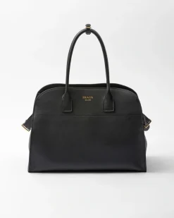 Mujer Prada BOLSOS GRANDES|BOLSOS GRANDES^Bolso Tote Grande De Piel Con Hebillas