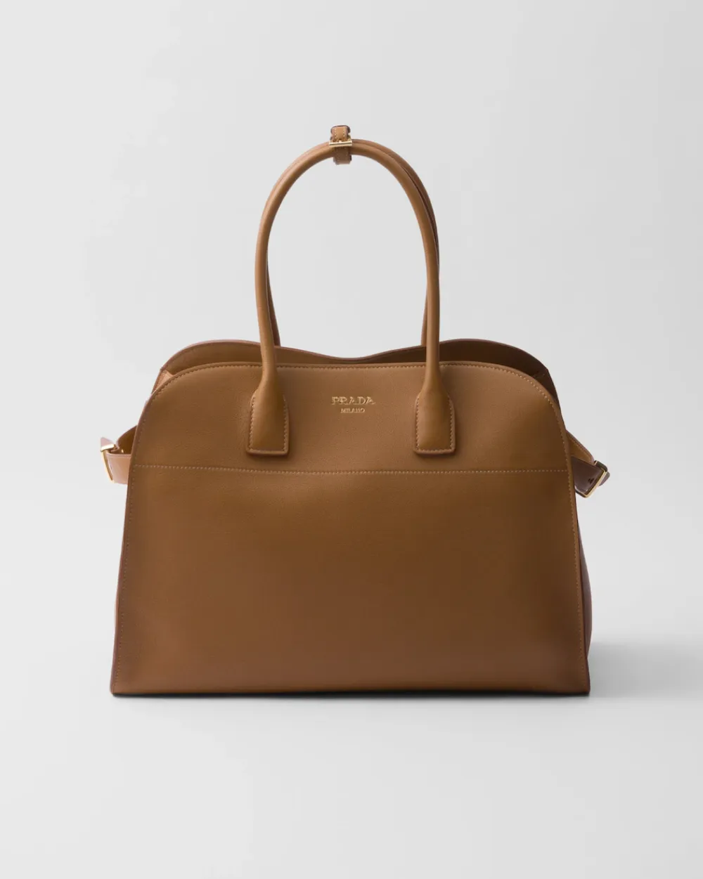 Mujer Prada BOLSOS GRANDES|BOLSOS GRANDES^Bolso Tote Grande De Piel Con Hebillas