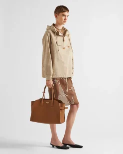 Mujer Prada BOLSOS GRANDES|BOLSOS GRANDES^Bolso Tote Grande De Piel Con Hebillas