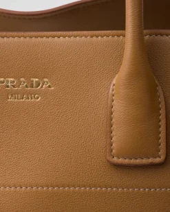 Mujer Prada BOLSOS GRANDES|BOLSOS GRANDES^Bolso Tote Grande De Piel Con Hebillas