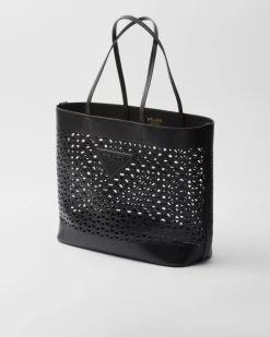 Mujer Prada PRADA SUMMER BAGS|BOLSOS GRANDES^Bolso Tote Grande De Piel Perforada