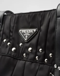Mujer Prada BOLSOS GRANDES|BOLSOS GRANDES^Bolso Tote Grande De Re-nylon Con Patchwork Y Bordados