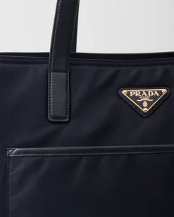 Mujer Prada COLECCIÓN FEMENINA|BOLSOS GRANDES^Bolso Tote Grande De Re-nylon Y Piel Saffiano Re-edition 1978