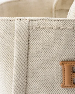 Mujer Prada PRADA SUMMER BAGS|BOLSOS GRANDES^Bolso Tote Grande En Mezcla De Lino