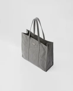 Mujer Prada BOLSOS GRANDES|BOLSOS GRANDES^Bolso Tote Mediano De Napa Envejecida