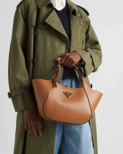 Mujer Prada BOLSOS GRANDES|BOLSOS GRANDES^Bolso Tote Mediano De Piel