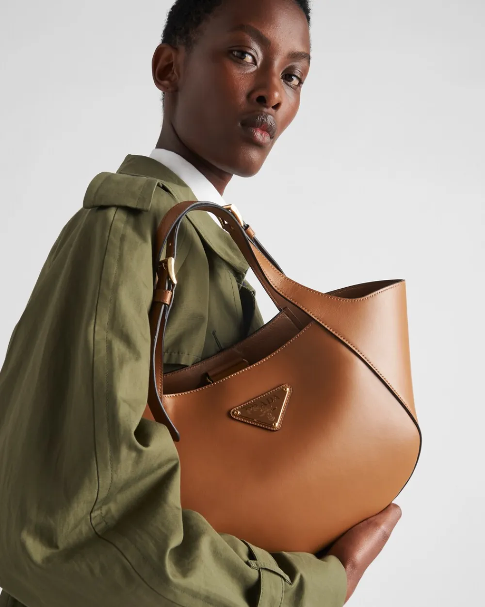 Mujer Prada BOLSOS GRANDES|BOLSOS GRANDES^Bolso Tote Mediano De Piel