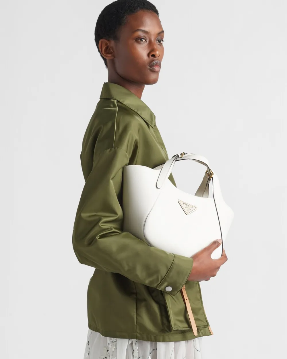 Mujer Prada BOLSOS GRANDES|BOLSOS GRANDES^Bolso Tote Mediano De Piel