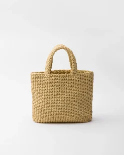 Mujer Prada PRADA SUMMER BAGS|BOLSOS GRANDES^Bolso Tote Pequeño De Croché